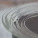 【吹きガラス】Izumo プレート クリア