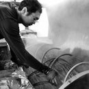 【い草-畳】イケヒコ い草ラグ 胡蝶蘭 赤 (M : 200×200cm, L : 200×250cm)