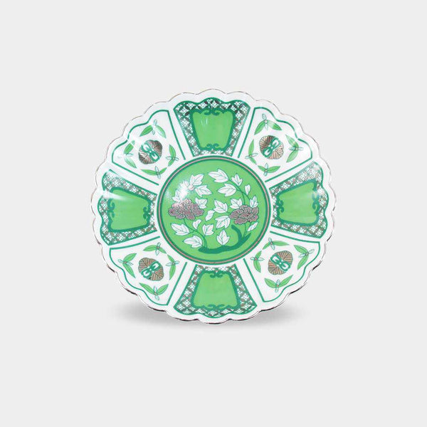 【古伊万里焼】林九郎窯 皐月 15cmプレート moegi