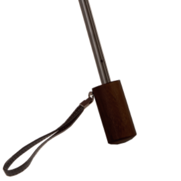 【オプション】紳士折りたたみ用の手元 エゴノキ黒塗 | 東京洋傘 | 宮内庁御用達 前原光榮傘商店