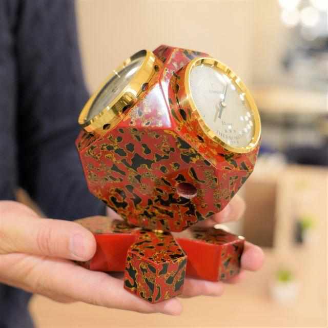 【気象計・温湿気圧計】ｴﾝﾍﾟｯｸｽ SAIKORO (津軽塗)
