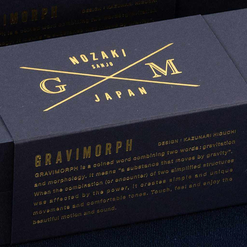 【金属加工】音に癒やされるインテリアGRAVIMORPH「SPINDLE」-Silver-