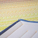 【い草-畳】イケヒコ い草ラグ デニムFジョイ 緑 (楕円：190×210cm)