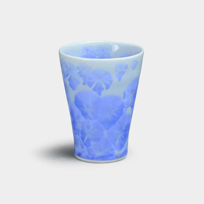 【小カップ】花結晶 (青) | 京焼-清水焼 | 陶葊