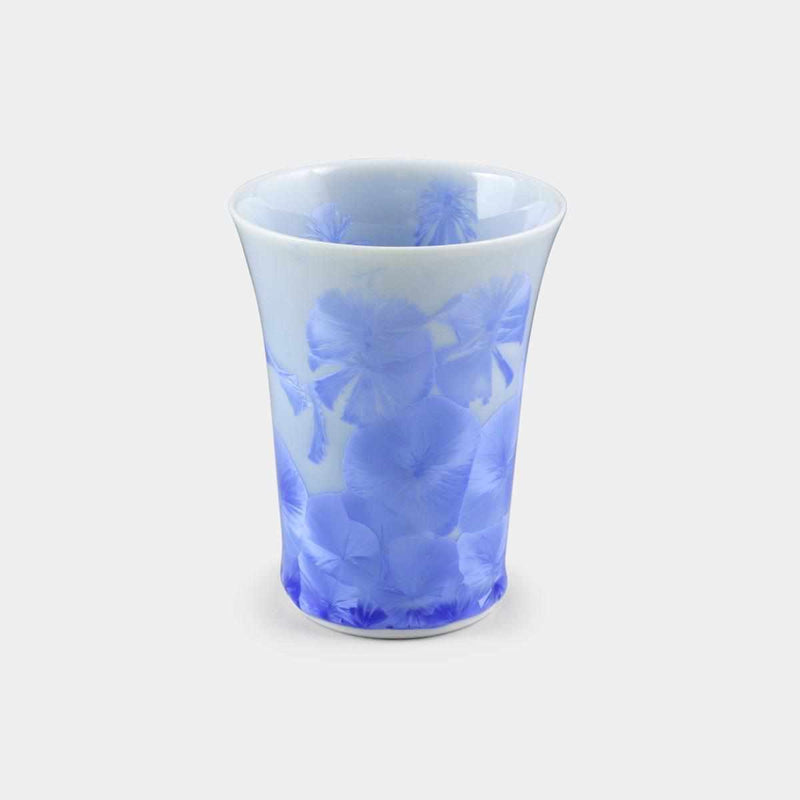 【フリーカップ】花結晶 (青) | 京焼-清水焼 | 陶葊