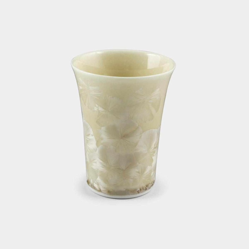 【フリーカップ】花結晶 (茶) | 京焼-清水焼 | 陶葊