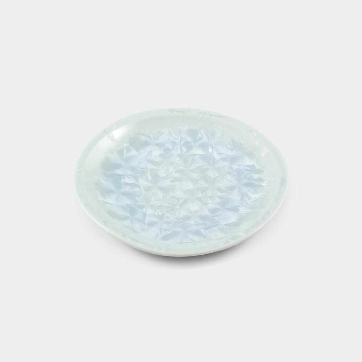 銘々皿5点セット｜花結晶 | 京焼-清水焼 | 陶葊 ｜BECOS
