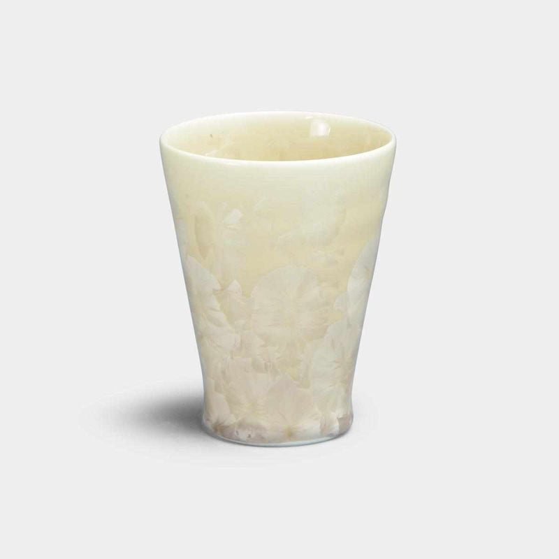 【小カップ】花結晶 (茶) | 京焼-清水焼 | 陶葊