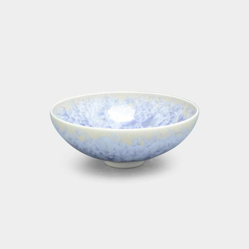 【平茶碗】花結晶 (銀藤) | 京焼-清水焼 | 陶葊