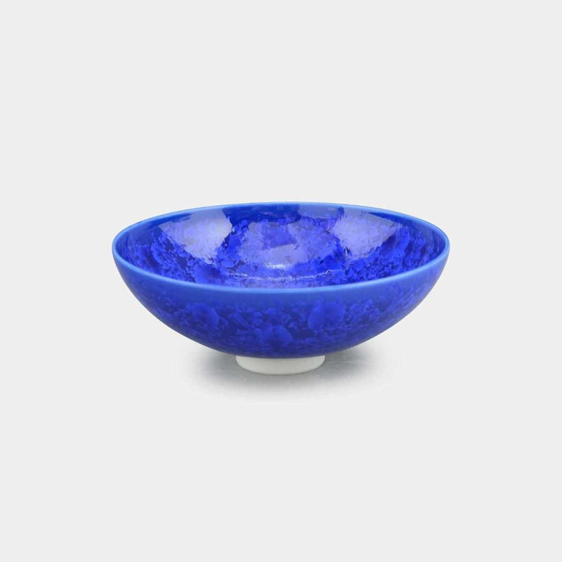 【平茶碗】花結晶 (瑠璃) | 京焼-清水焼 | 陶葊