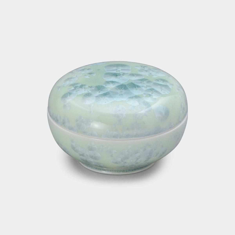 【小鉢】花結晶 (緑) 蓋物 | 京焼-清水焼 | 陶葊
