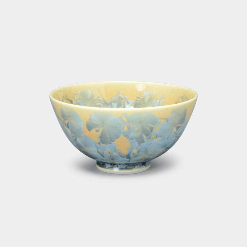 【茶碗】花結晶 (灰青) | 京焼-清水焼 | 陶葊
