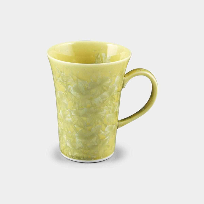 【マグカップ】花結晶 (黄) | 京焼-清水焼 | 陶葊