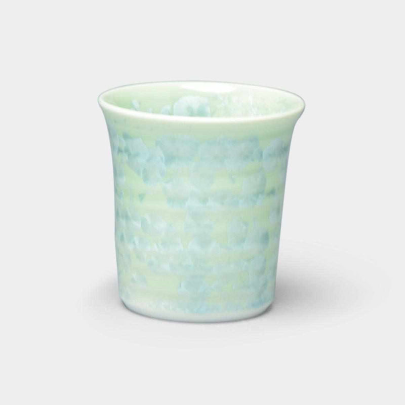【湯呑み】花結晶 (緑) タンブラー | 京焼-清水焼 | 陶葊