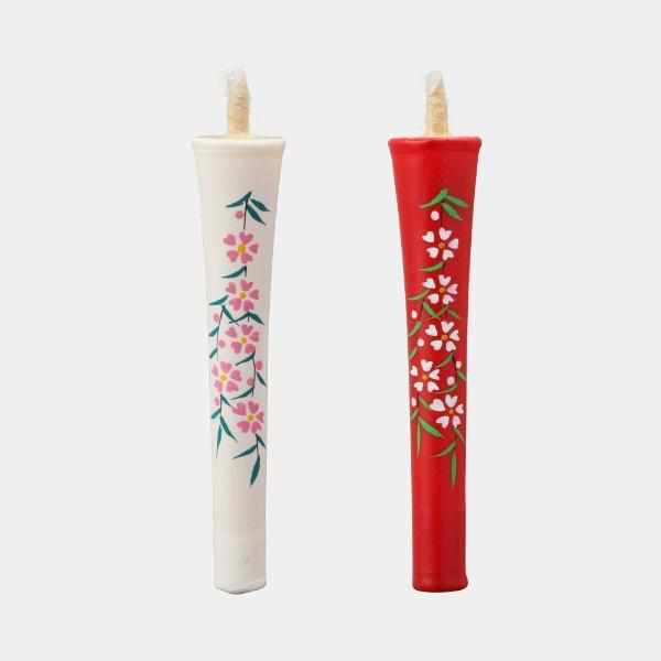 【キャンドル】碇型4匁 しだれ桜 | 和ろうそく | 中村ローソク