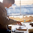 【屏風】ウルトラセブン 松竹梅 (縁あり) | 本装屏風 - 水墨画 (大型配送料2,500円)