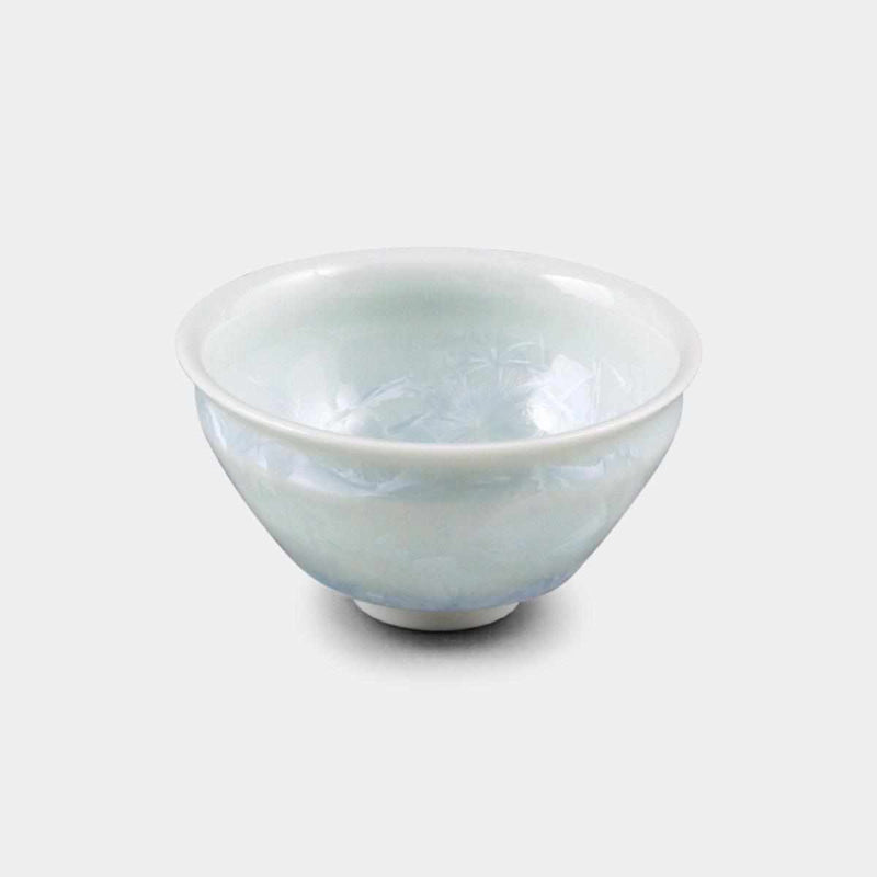 【ぐい吞】花結晶 (白)  | 京焼-清水焼 | 陶葊