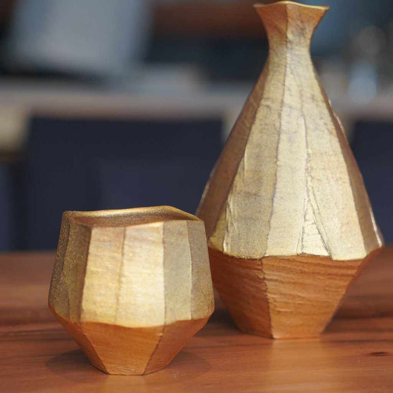 【陶芸家】藤岡光一 黄金 とっくり