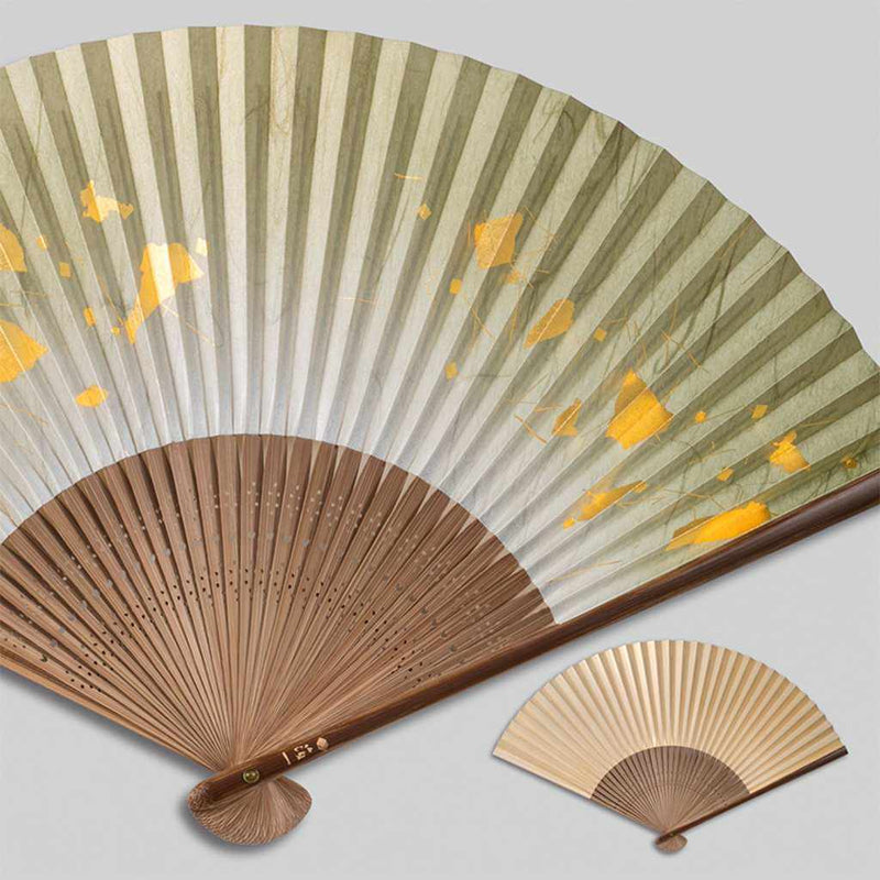 【扇子】ちらし美 金風 Kinpu (男女兼用) | 金沢箔 | 箔一