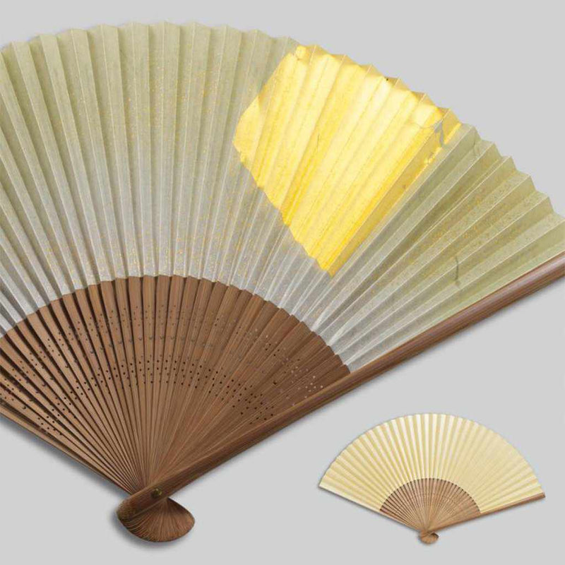 【扇子】箔美 有明 Ariake (男女兼用) | 金沢箔 | 箔一
