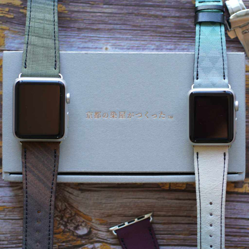 【アップルウォッチバンド】Chameleon Band for Apple Watch 41(40,38)mm (上部 12時側) G | 京友禅