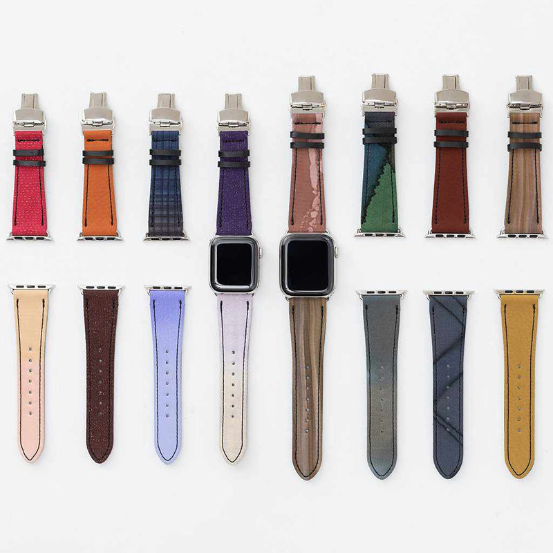 【アップルウォッチバンド】Chameleon Band for Apple Watch 41(40,38)mm (上部 12時側) G | 京友禅
