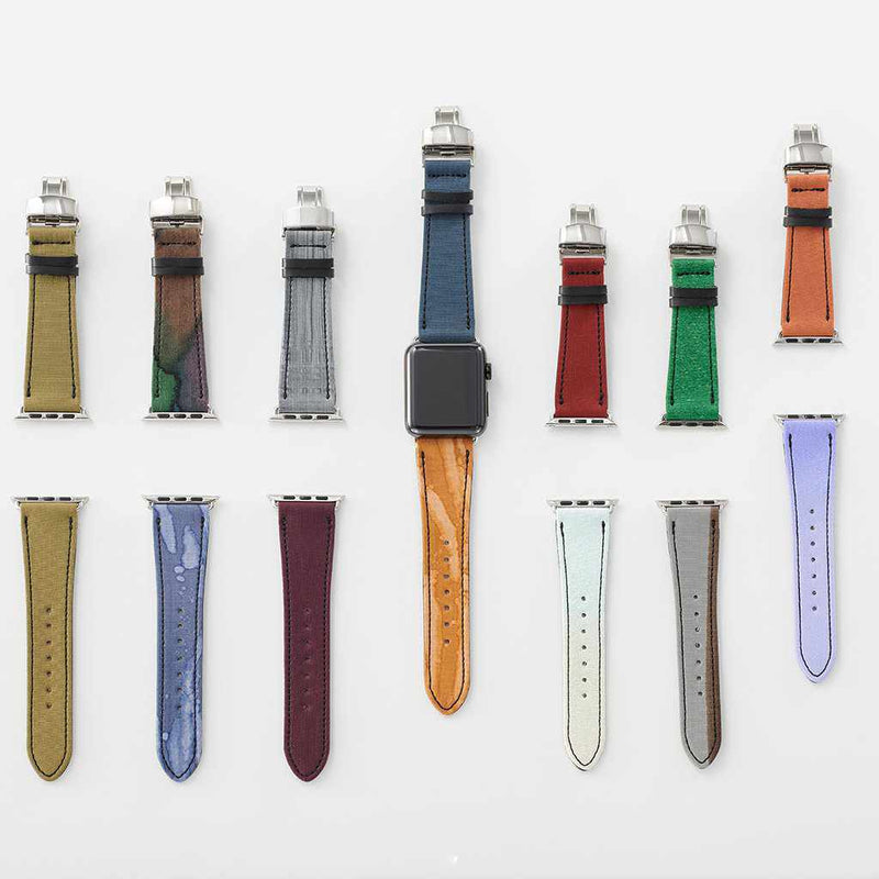 【アップルウォッチバンド】Chameleon Band for Apple Watch 41(40,38)mm (上部 12時側) G | 京友禅