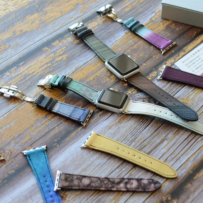 【アップルウォッチバンド】Chameleon Band for Apple Watch 41(40,38)mm (上部 12時側) G | 京友禅