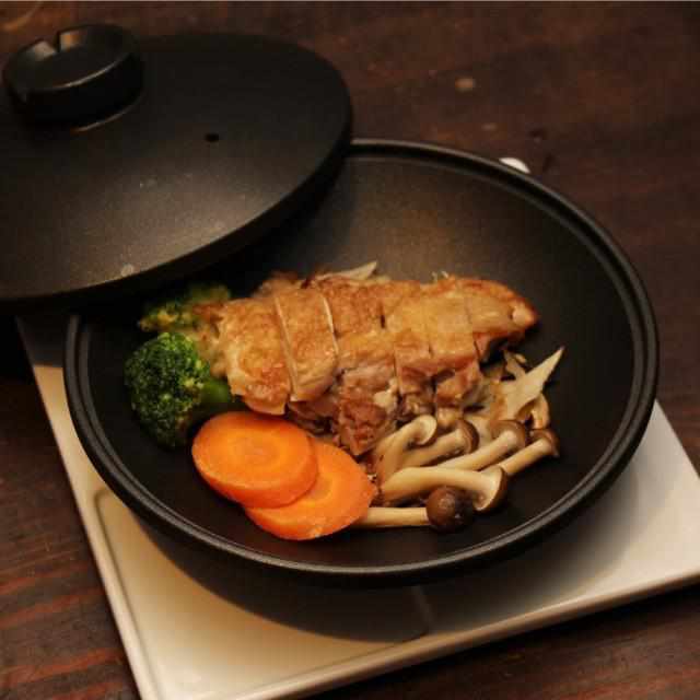 【炭板焼鍋】天 取っ手無し (直火 & IH)※贈答用の箱なし