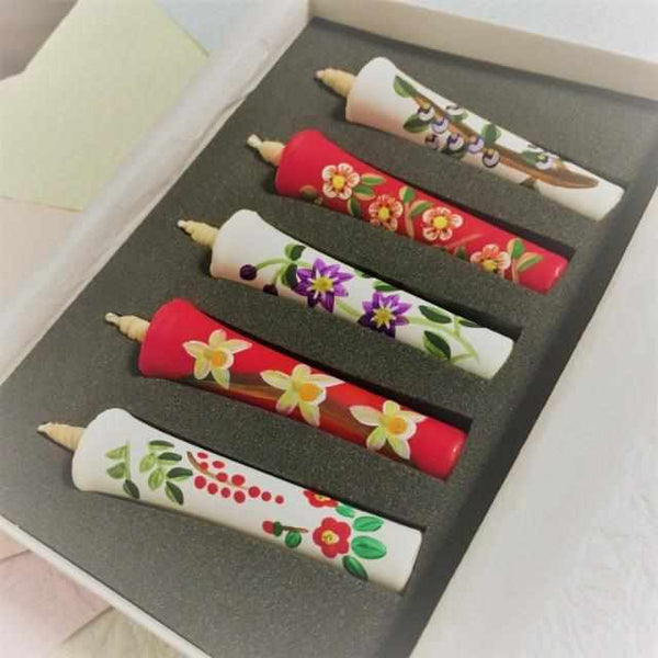 キャンドル｜2匁5本セット 古都乃彩 | 和ろうそく | 中村ローソク ｜BECOS
