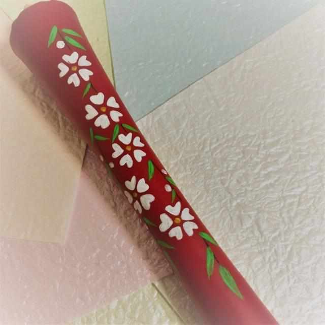 【キャンドル】碇型15匁 しだれ桜 飾り燭台付き | 和ろうそく | 中村ローソク