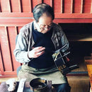 【アンブレラボトル】thermo mug × 土直漆器 うるし鳥獣戯画 (ブラック) | 越前漆器 | 匠市