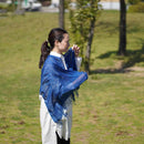 【ストール】天然インディゴ 手染め (3回染め) | 藍染 | インディゴ気仙沼