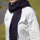 【ストール】天然インディゴ 手染め (7回染め) | 藍染 | インディゴ気仙沼