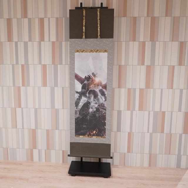 【掛け軸】偕拓堂アート 多目式高級掛け軸飾り台