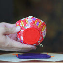 【だるま】江戸だるま (大) 友禅 紅白 | 江戸木目込み | 柿沼人形