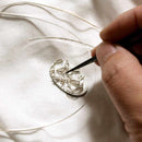 【ペンダント】極上 紅梅 | 有線本七宝