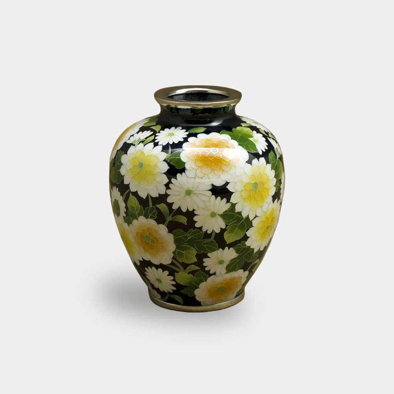 【花瓶】3玉形 菊詰花瓶 | 有線本七宝