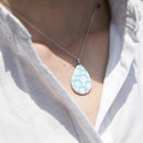 【ペンダント】極上 玉模様 青 | 有線本七宝