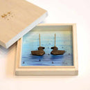 【彦根仏壇】幾木 (井尻彫刻所) かいつぶり (ピアス)