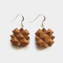 【彦根仏壇】幾木 (井尻彫刻所) シャクナゲ (ピアス)