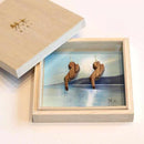 【彦根仏壇】幾木 (井尻彫刻所) 琵琶湖 (ピアス)