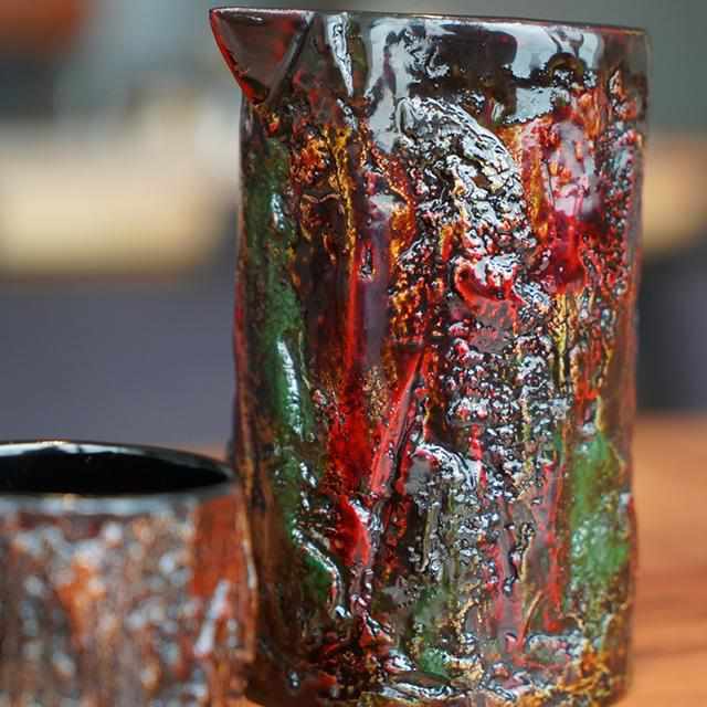【輪島塗】楽 KOKEMUSU 片口酒器 (3点セット)