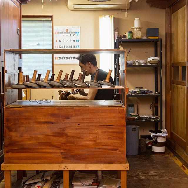 【輪島塗】楽 KOKEMUSU 漆スクリーン 山脈シリーズ (4点)