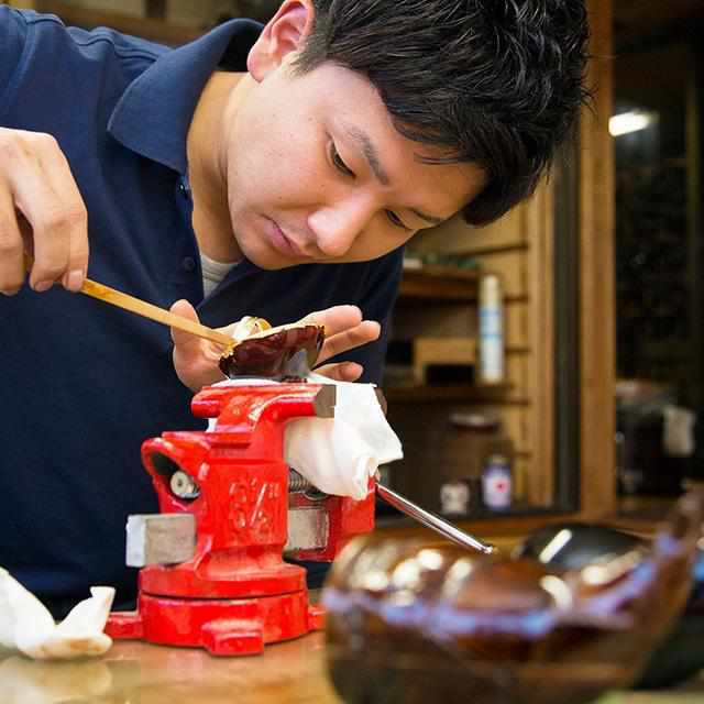 【輪島塗】楽 KOKEMUSU 漆スクリーン 山脈 B