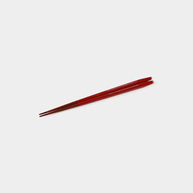 【箸】漆一条 21.5cm (食洗機 可) | 若狭塗 | 箸蔵まつかん