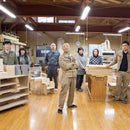 【加茂桐箪笥】想ひ凾 (野本桐凾製作所) 桐の飾り棚 (焼桐 グレー) (大型配送料2,500円) (大型配送料2,500円)