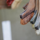 【絞り染め】三毳山麓工房 ストール ナスカ地紋 オレンジ