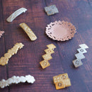 【バレッタ】忍冬唐草彫 ゴールド | 尾張仏具