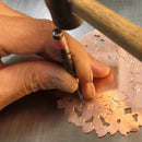 【バレッタ】レース調彫 シルバー | 尾張仏具